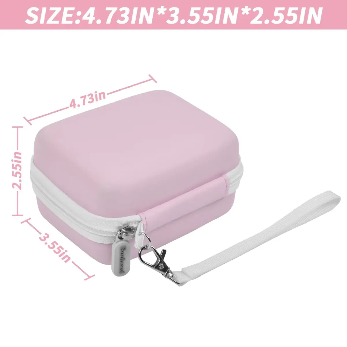 Boobowl Camera Case for Kodak PIXPRO FZ55/FZ45 & CAMKORY Cameras | Pink, 11.7cm x 7.5cm x 6.5cm (4.6" x 3" x 2.5") - view 5