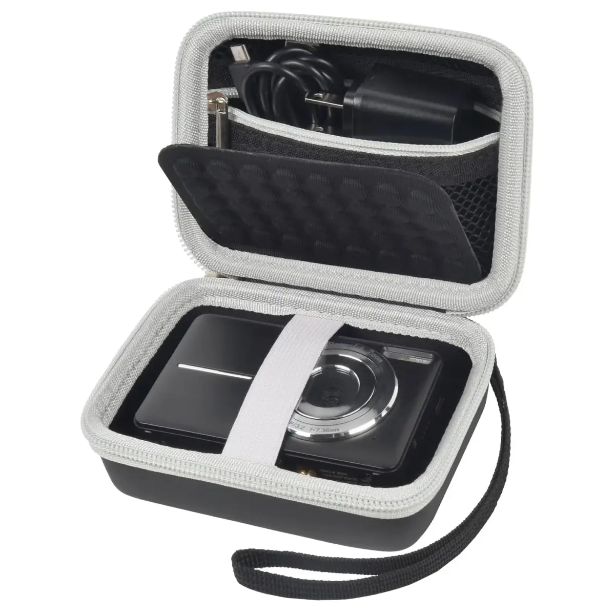 Boobowl Camera Case for Kodak Pixpro FZ45/FZ55 & Camkory DC403, 12cm (4.73 in) Exterior | Black - main product image