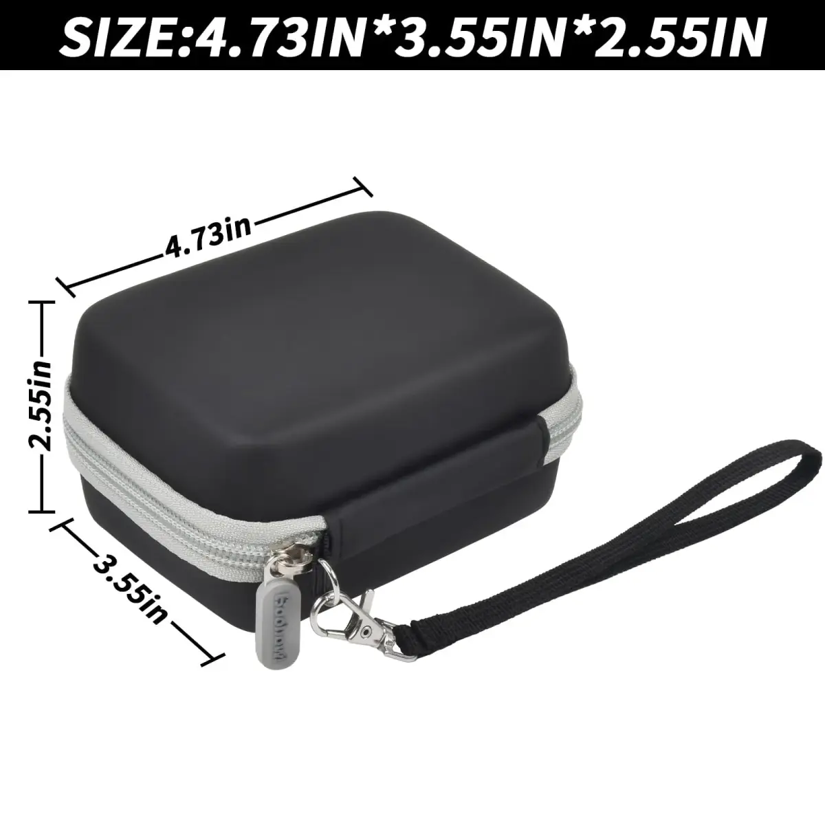 Boobowl Camera Case for Kodak Pixpro FZ45/FZ55 & Camkory DC403, 12cm (4.73 in) Exterior | Black - view 5