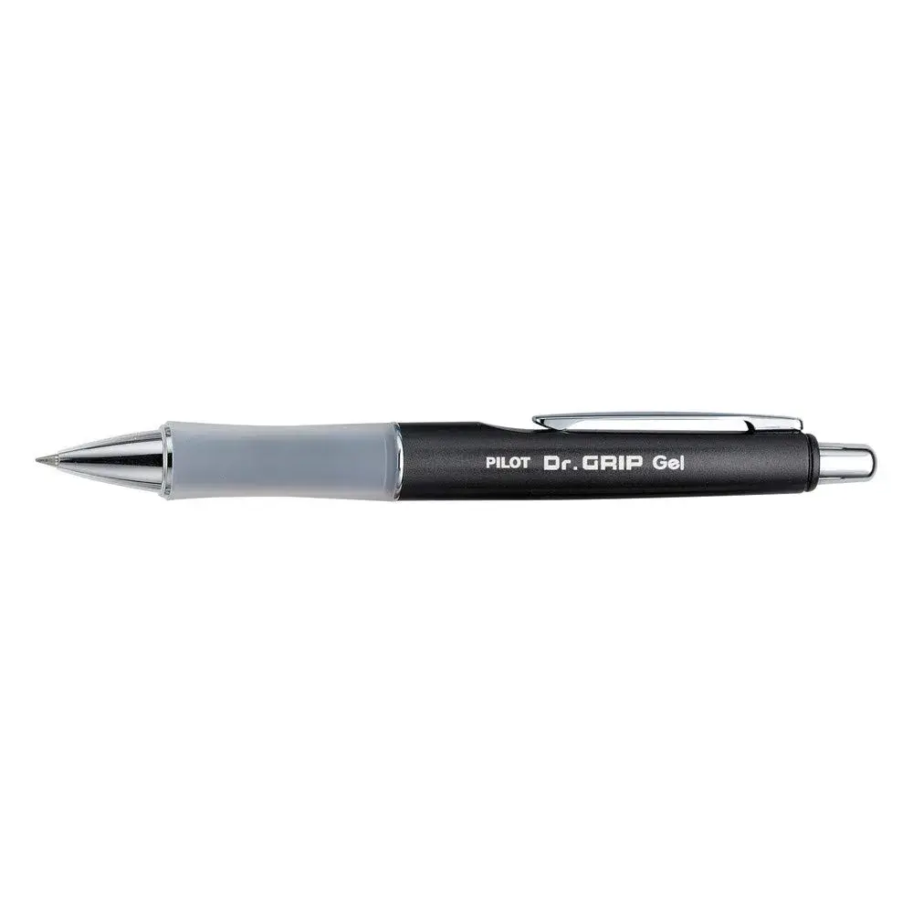 PILOT Dr. Grip Limited Retractable Gel Pen, Fine Point 0.7mm, Charcoal Gray Barrel | Black Ink | Pack of 2 - view 5