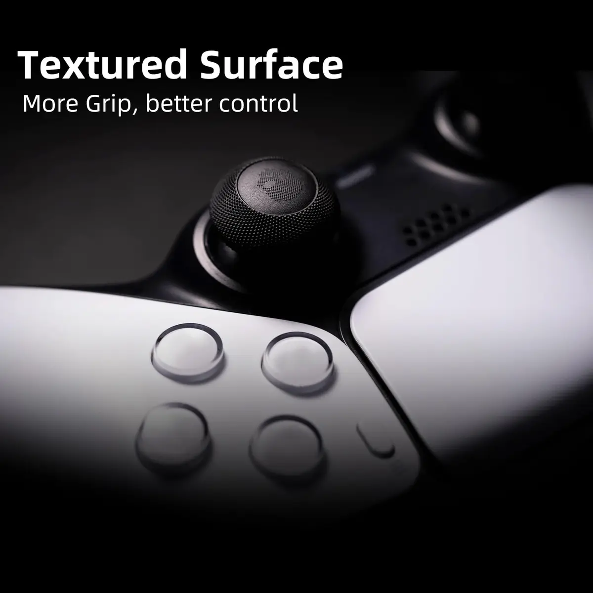 SAVAGE RAVEN Skull & Co. Convex Thumb Grips Set: Skin, OD Green | Gaming Controller & PS5 Joystick Caps - view 5
