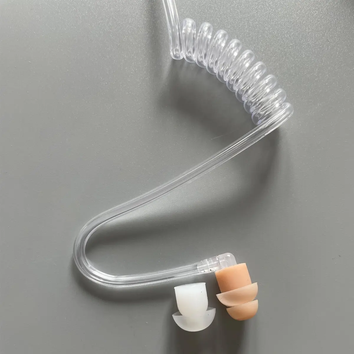 HYS 3.5mm Receiver/Listen Only Earpiece | Clear Acoustic Coil Tube Earbud for Motorola & More - view 5