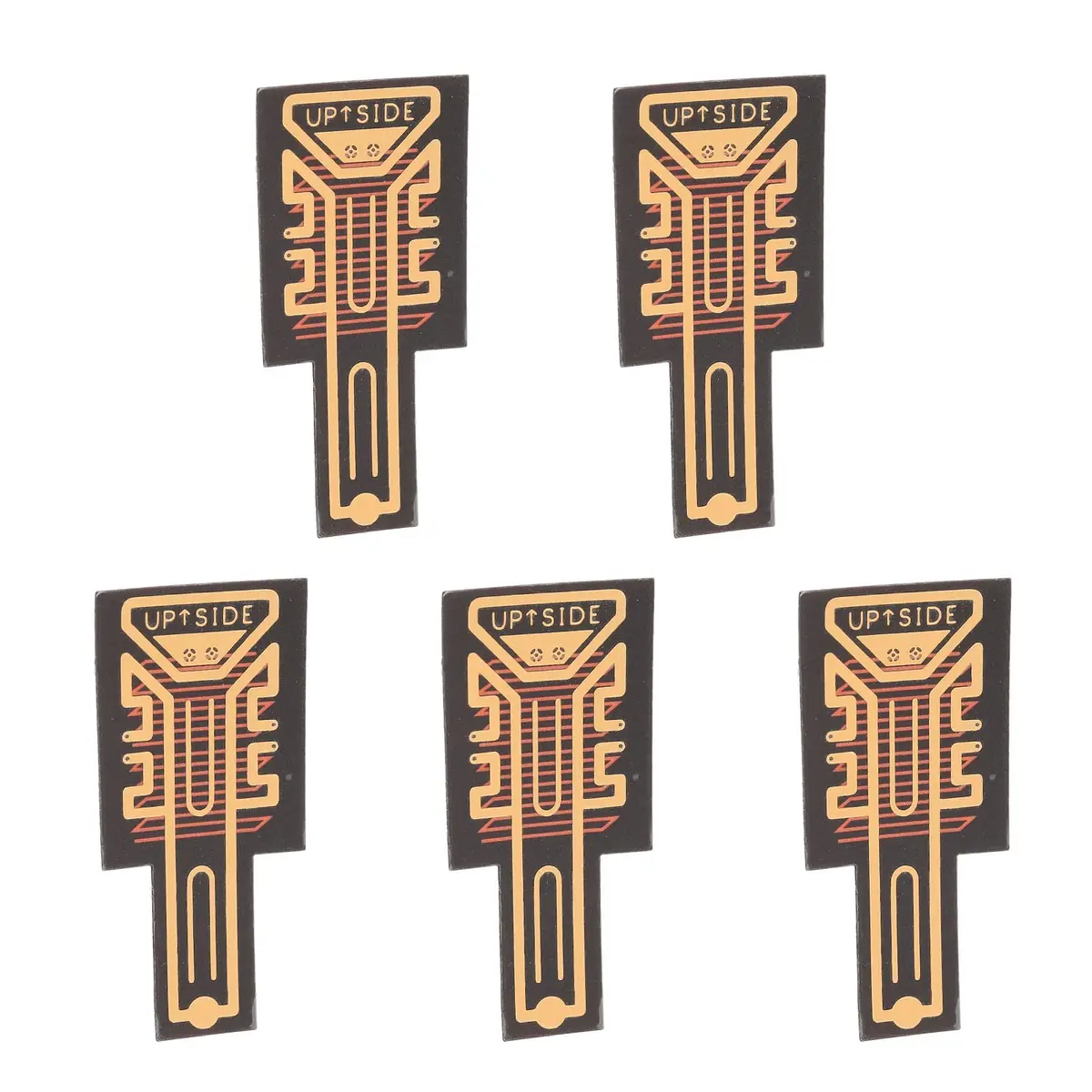 Fydun 5PCS Phone Booster Sticker Vintage Black Gold | Enhances Reception for Phones, Walkie Talkies, and More - main product image