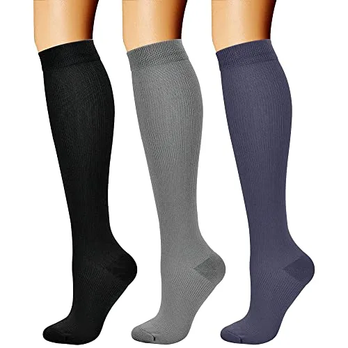 CHARMKING Compression Socks 15-20 mmHg (XX-Large, Multi 53) | FDA Approved Medical Grade Support - main product image