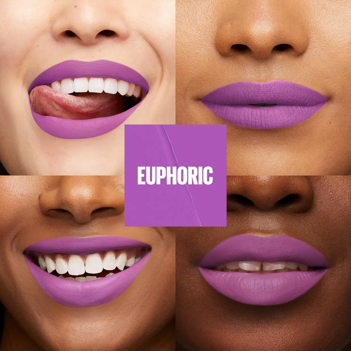 Maybelline Super Stay Matte Ink Liquid Lip Color - Euphoric Shade, Moodmakers Collection, 16-Hour Matte - view 2