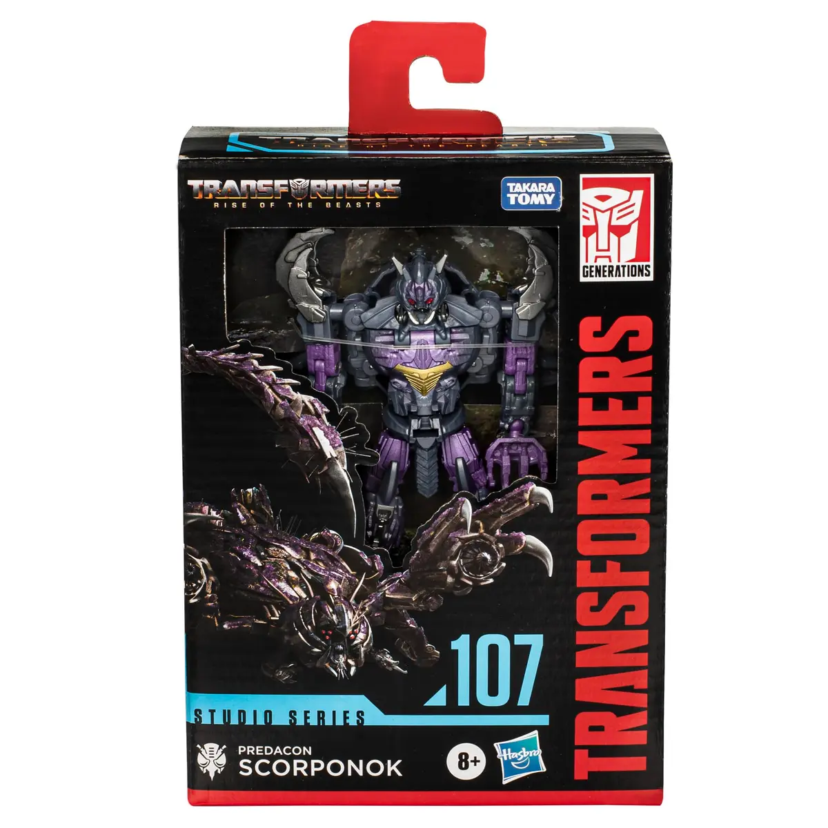 Transformers Toys Studio Series Deluxe Rise of the Beasts 107 Predacon Scorponok 4.5-inch Converting Action Figure - view 4