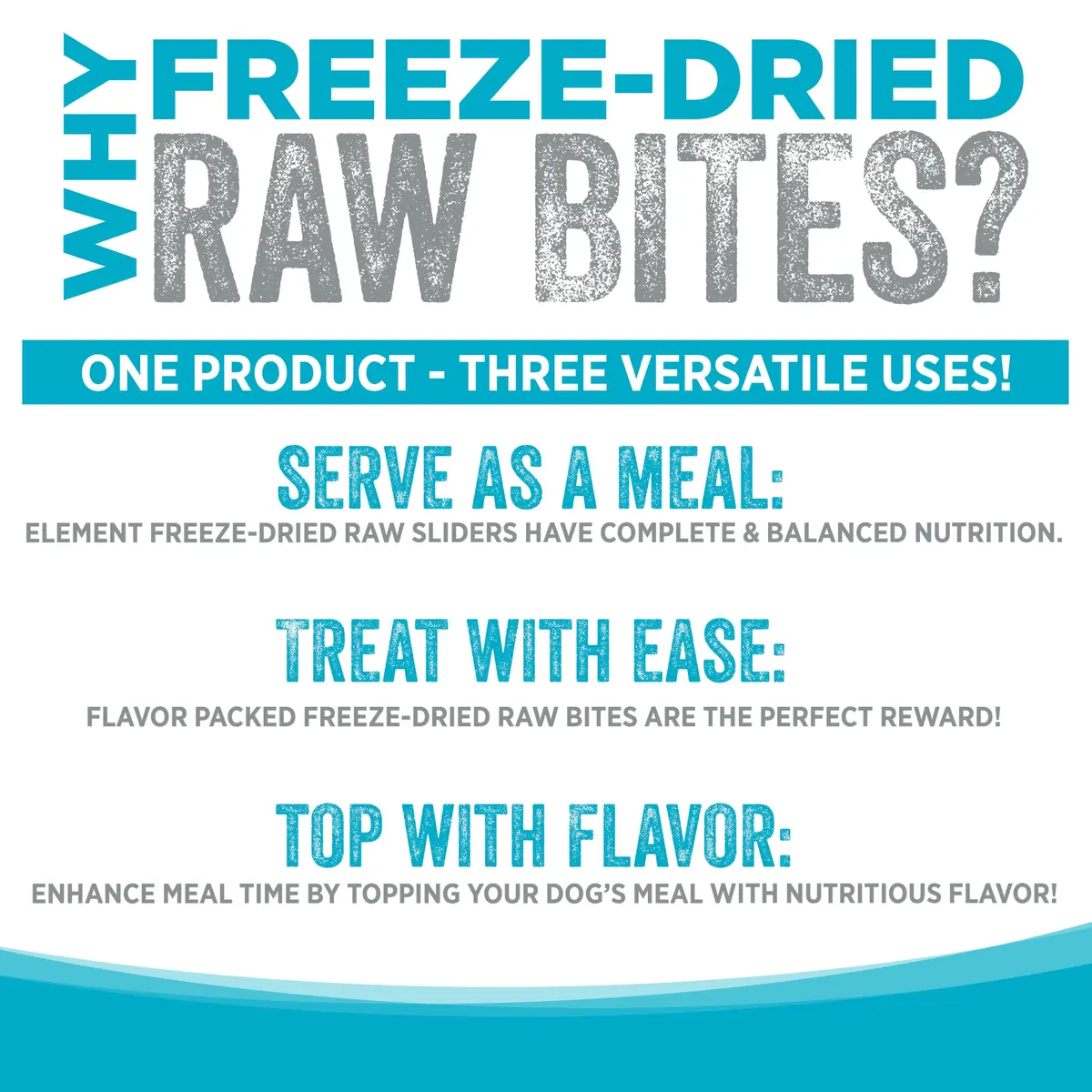 NutriSource Element Series Chicken & Duck Freeze Dried Raw Bites | Supports All Life Stages & Gut Health - view 4