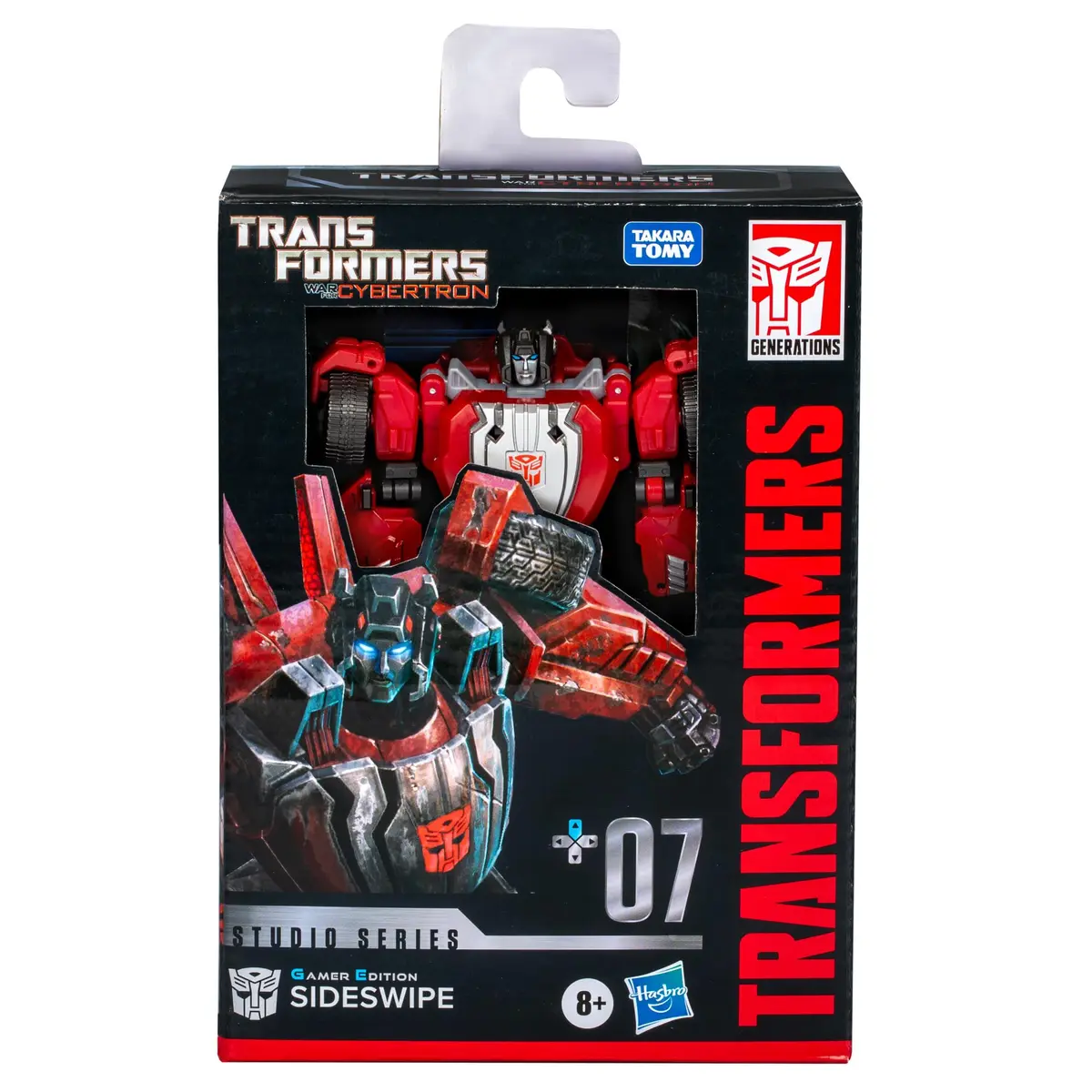 Transformers Toys Studio Series Deluxe War for Cybertron 07 Gamer Edition Sideswipe, 4.5-inch Converting Action Figure, 8+ | Video Game-Inspired Collectible - view 2