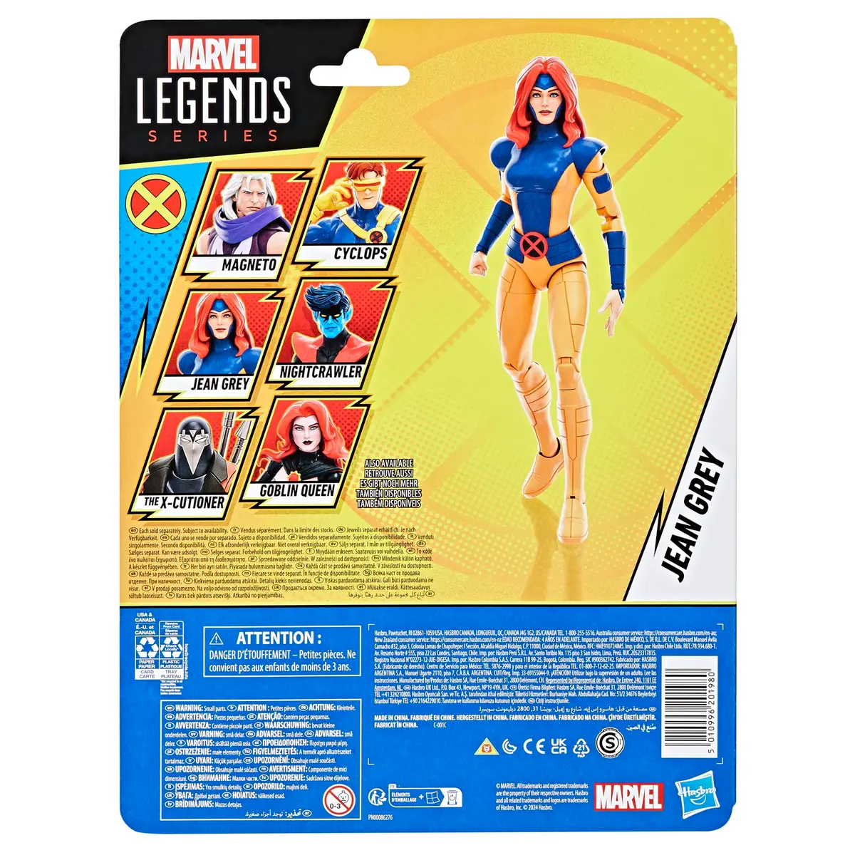Marvel Legends Series Jean Grey, X-Men ‘97 Collectible 6-Inch Action Figure | Marvel Toy for Kids & Collectors - view 3
