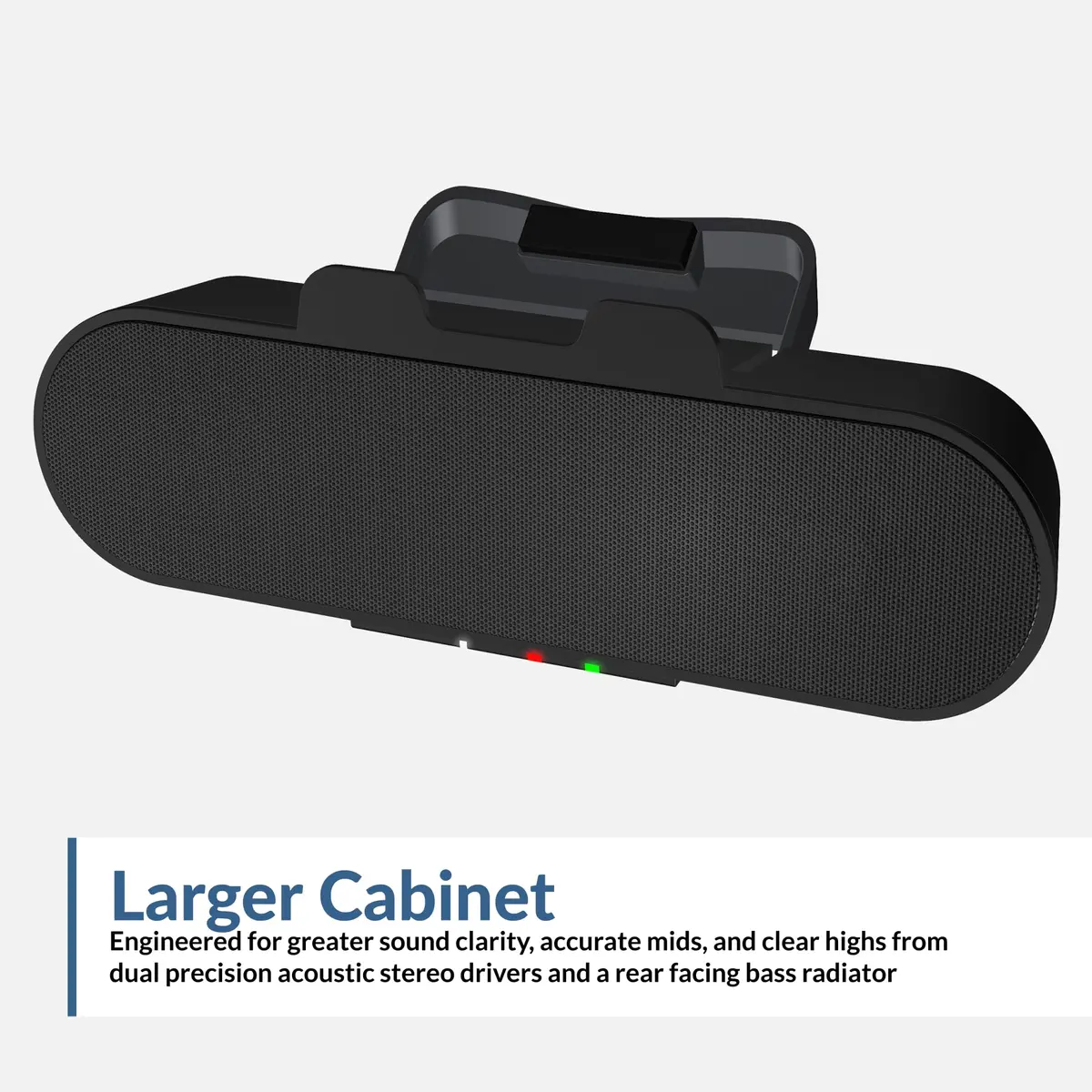 Cyber Acoustics CA-2890PRO USB & Bluetooth Speaker Bar 20W | Monitor Mount Speakerphone - view 7