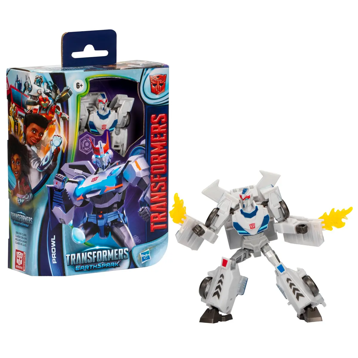 Transformers EarthSpark Deluxe Class Prowl 5-Inch Robot Action Figure | Converts in 12 Steps, Interactive Toy for Kids 6+ - view 3