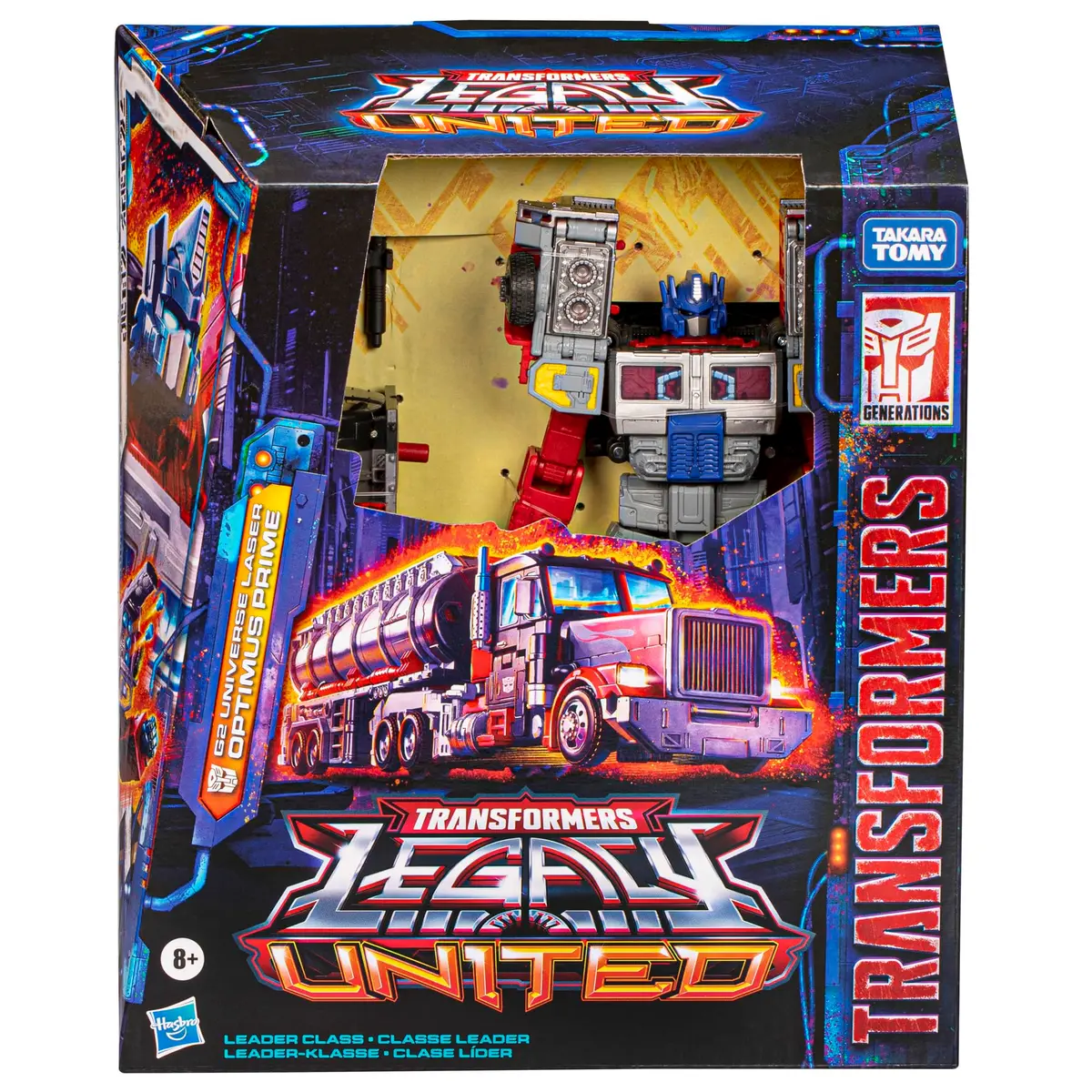 Transformers Legacy United Leader Class G2 Universe Laser Optimus Prime | 7.5-inch Converting Action Figure for Ages 8+ - view 5