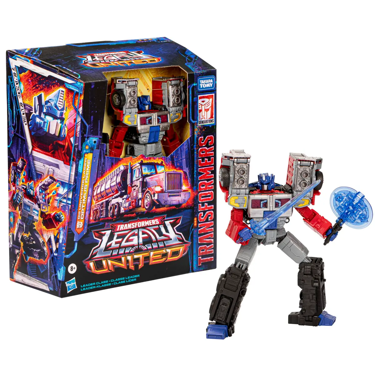 Transformers Legacy United Leader Class G2 Universe Laser Optimus Prime | 7.5-inch Converting Action Figure for Ages 8+ - view 4