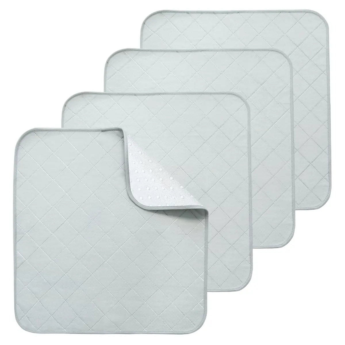 Magik & Kover Waterproof Chair Pads for Incontinence, Reusable Seat Protector 56cm x 53cm (22" x 21") | 4 Pack Absorbent Wheelchair Pad Covers - main product image