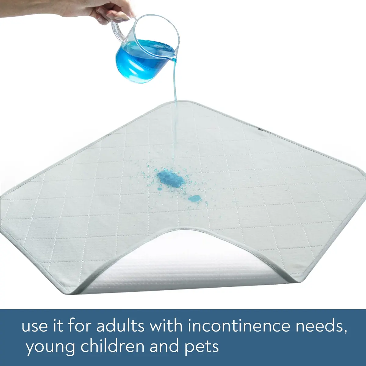 Magik & Kover Waterproof Chair Pads for Incontinence, Reusable Seat Protector 56cm x 53cm (22" x 21") | 4 Pack Absorbent Wheelchair Pad Covers - view 3
