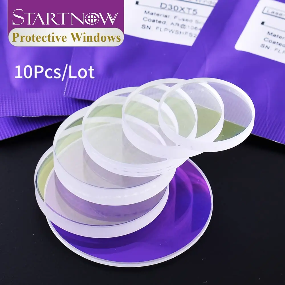 STARTNOW Fiber Laser Protection Lens 18x2mm | 1064nm Laser Welding Lens for Safety & Efficiency - view 5