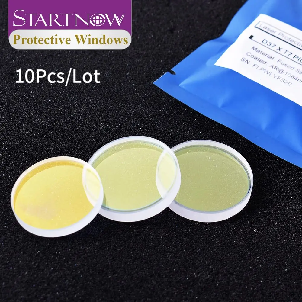 STARTNOW Fiber Laser Protection Lens 18x2mm | 1064nm Laser Welding Lens for Safety & Efficiency - view 6