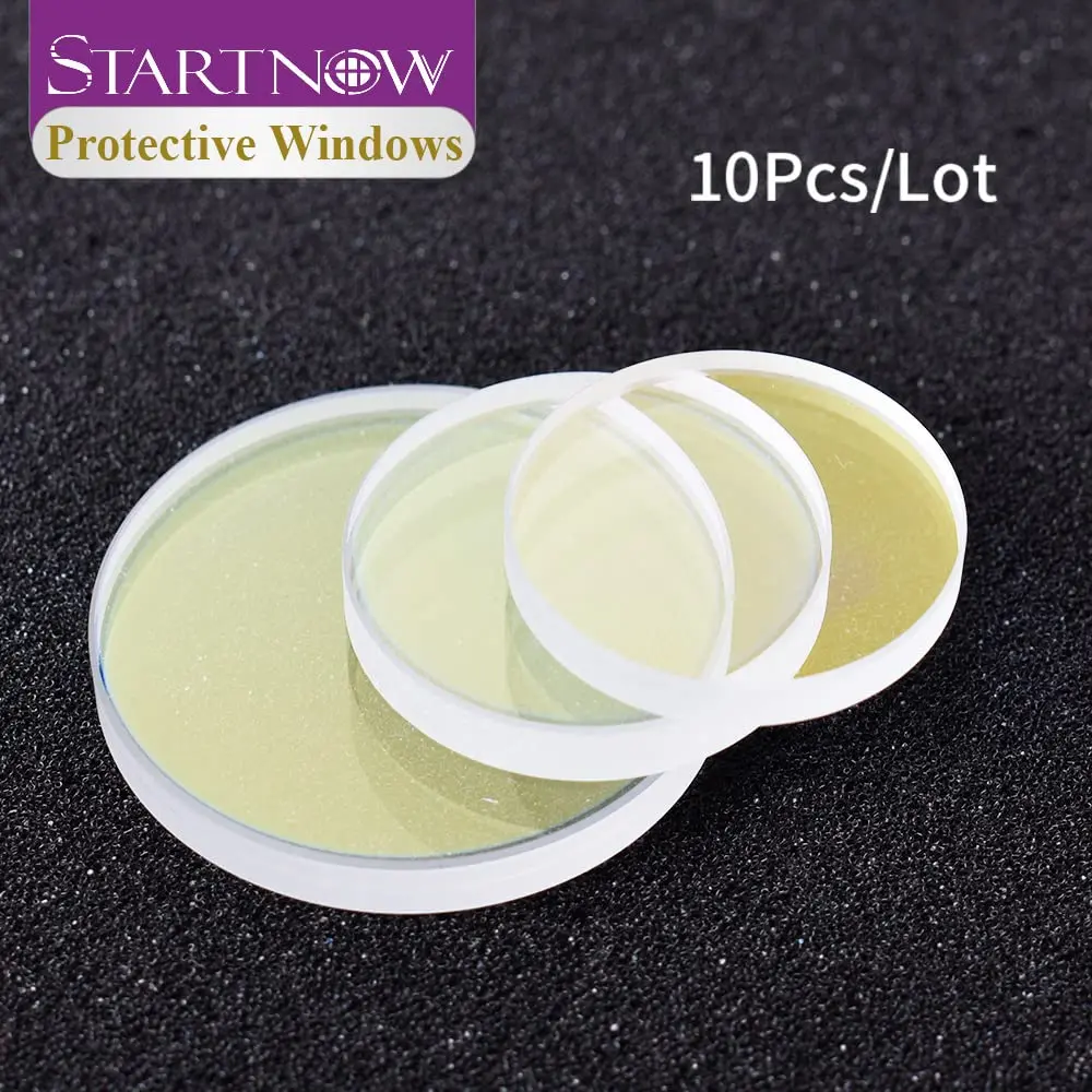 STARTNOW Fiber Laser Protection Lens 18x2mm | 1064nm Laser Welding Lens for Safety & Efficiency - view 3