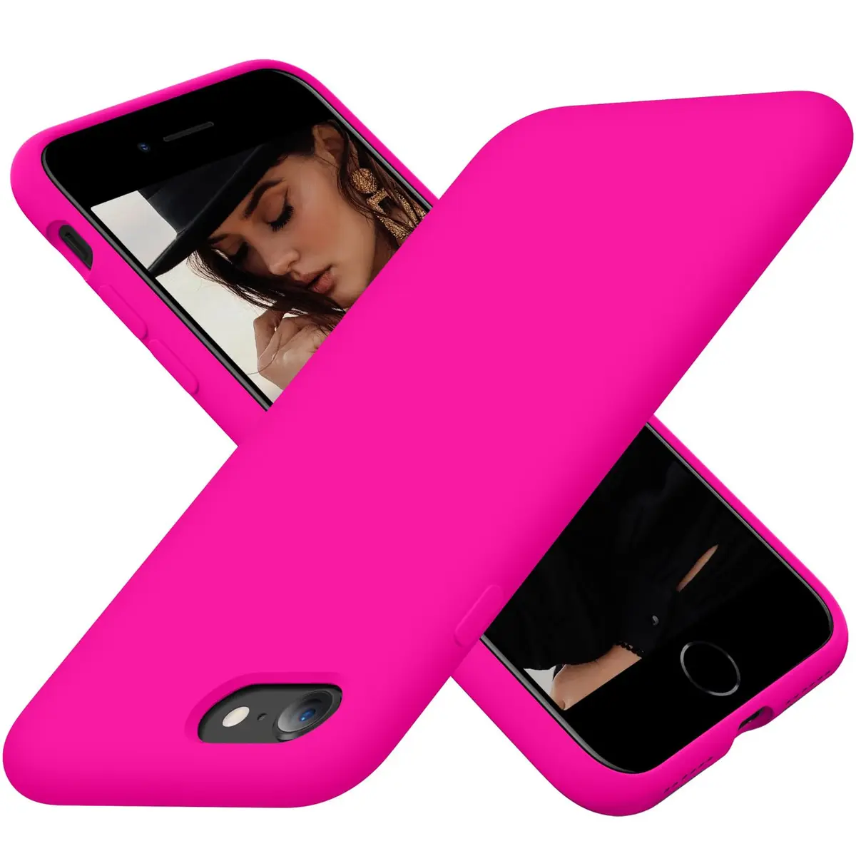 Cordking Silicone Liquid Case for iPhone SE 2022/2020, 7/8 | Slim, Shockproof & Wireless Support - main product image