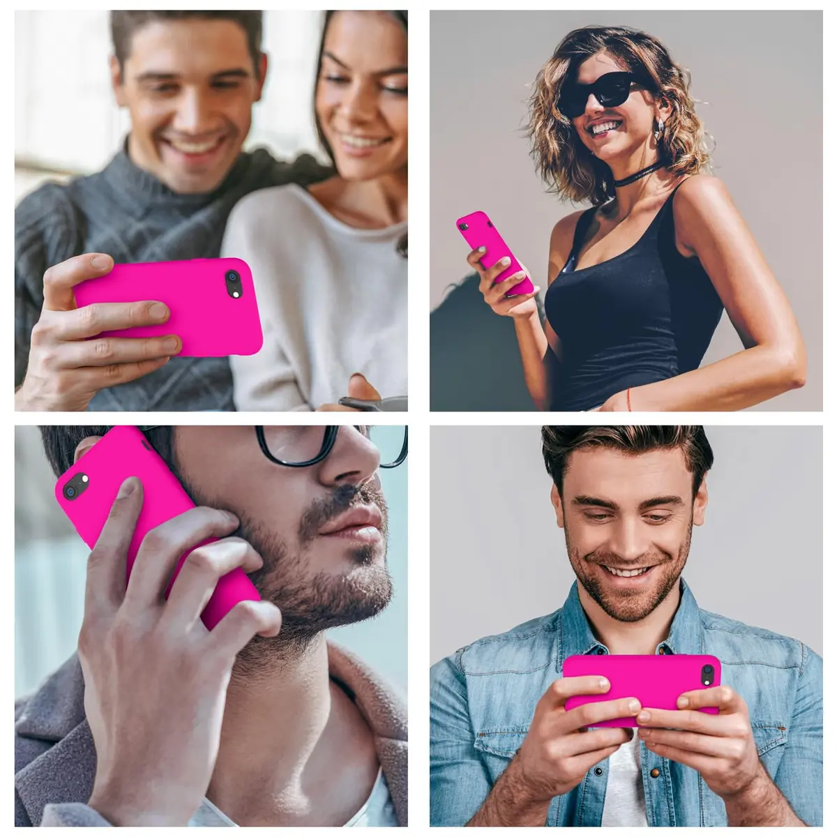 Cordking Silicone Liquid Case for iPhone SE 2022/2020, 7/8 | Slim, Shockproof & Wireless Support - view 2