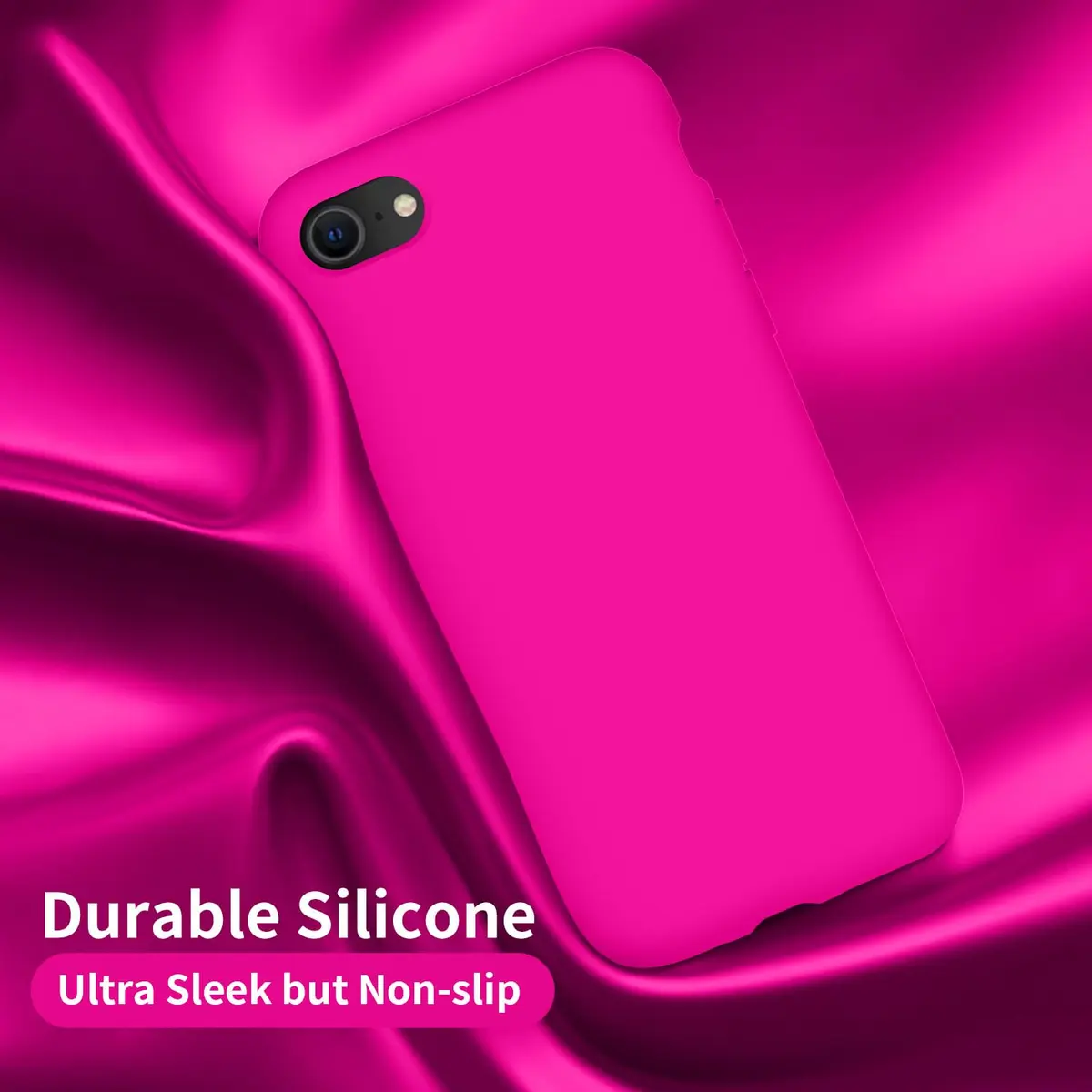Cordking Silicone Liquid Case for iPhone SE 2022/2020, 7/8 | Slim, Shockproof & Wireless Support - view 4