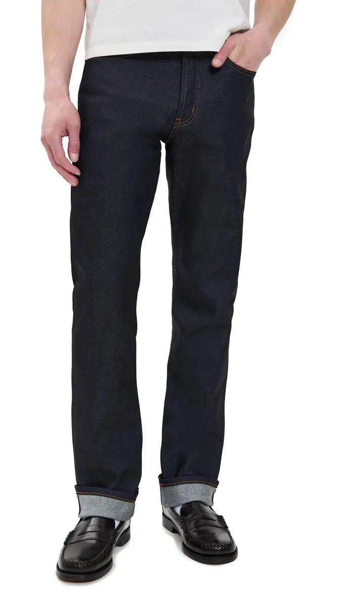 Naked & Famous Denim True Guy Nightshade Stretch Selvedge Jeans 38 | Japanese 12oz Denim, Comfort Fit - main product image