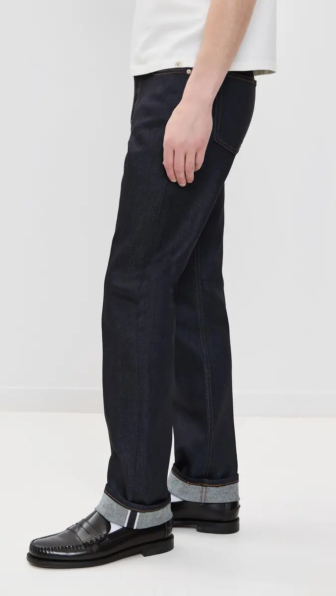 Naked & Famous Denim True Guy Nightshade Stretch Selvedge Jeans 38 | Japanese 12oz Denim, Comfort Fit - view 4