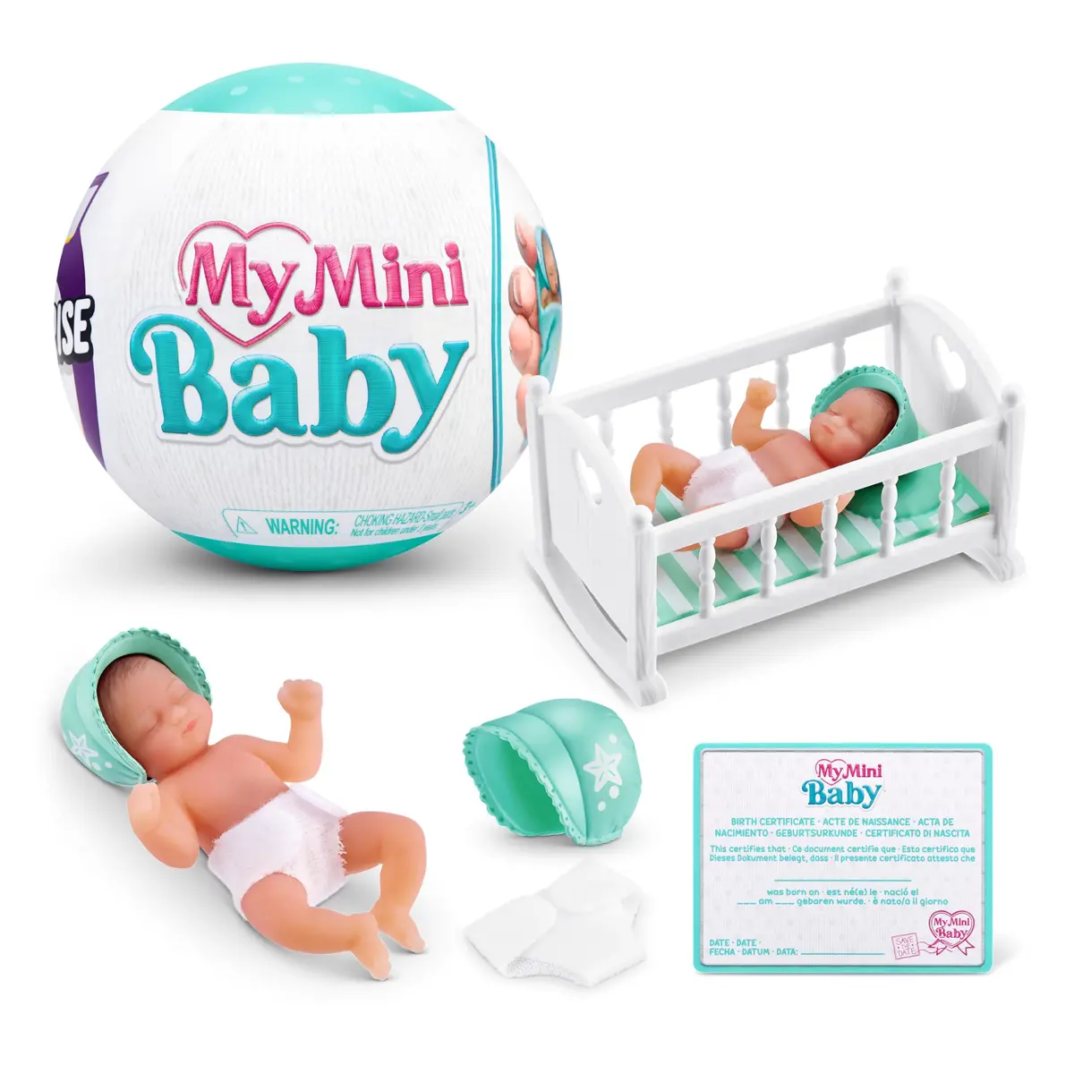 ZURU MY MINI 5 Surprise My Mini Baby Series 1 Mystery Capsule Toy | Ages 3+ - main product image
