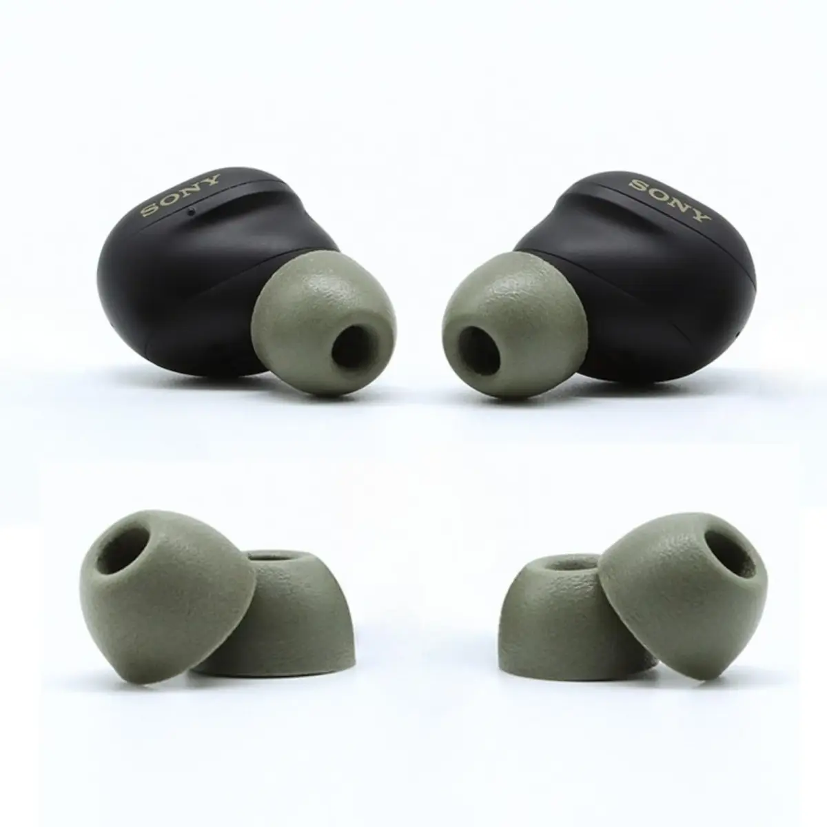 Comply TrueGrip Pine Green Large Memory Foam Replacement Ear Tips (3 Pairs) for Secure Fit - main product image