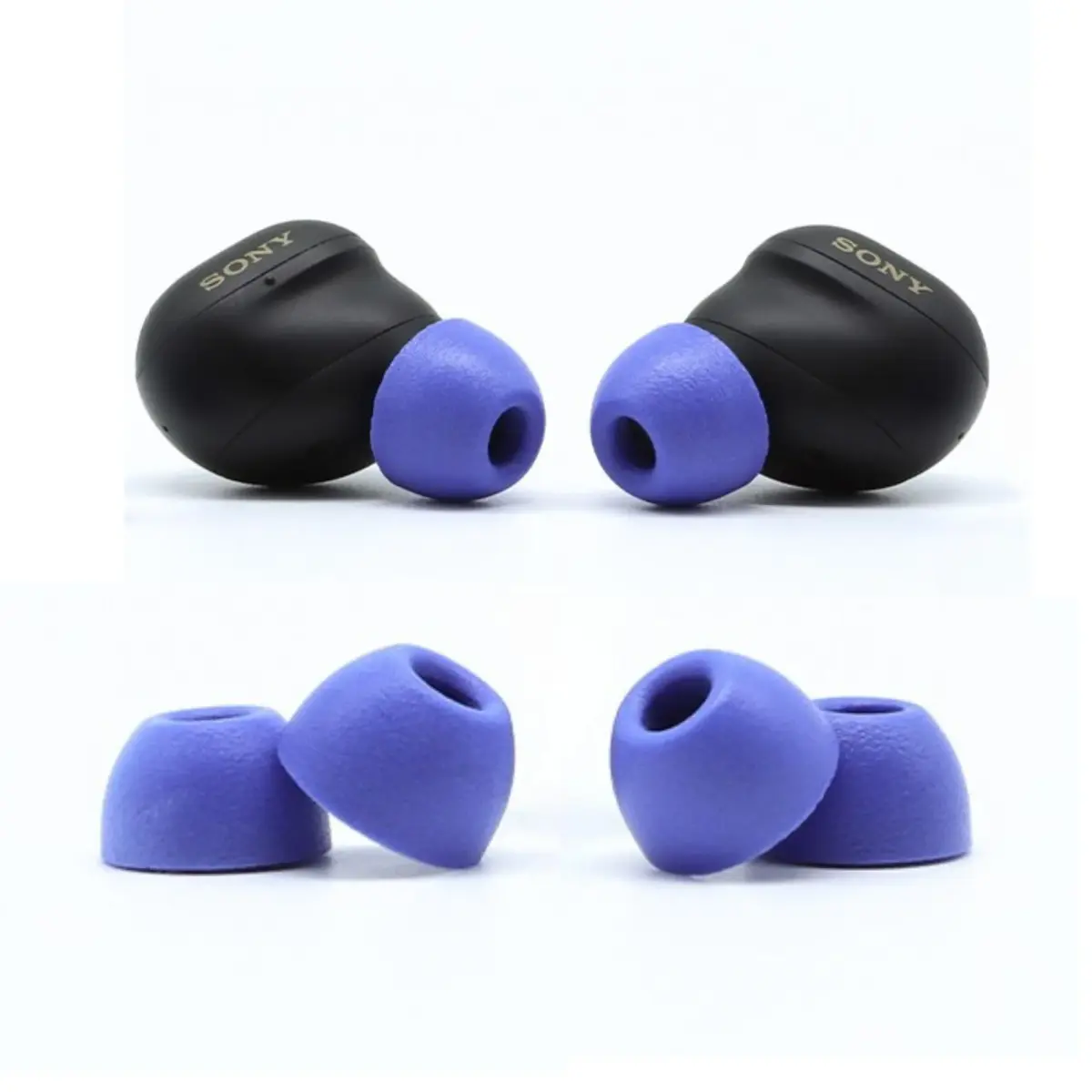 Comply Memory Foam Replacement Ear Tips, Blue, Medium (3 Pairs) | Ultimate Comfort for Sony Earbuds - main product image
