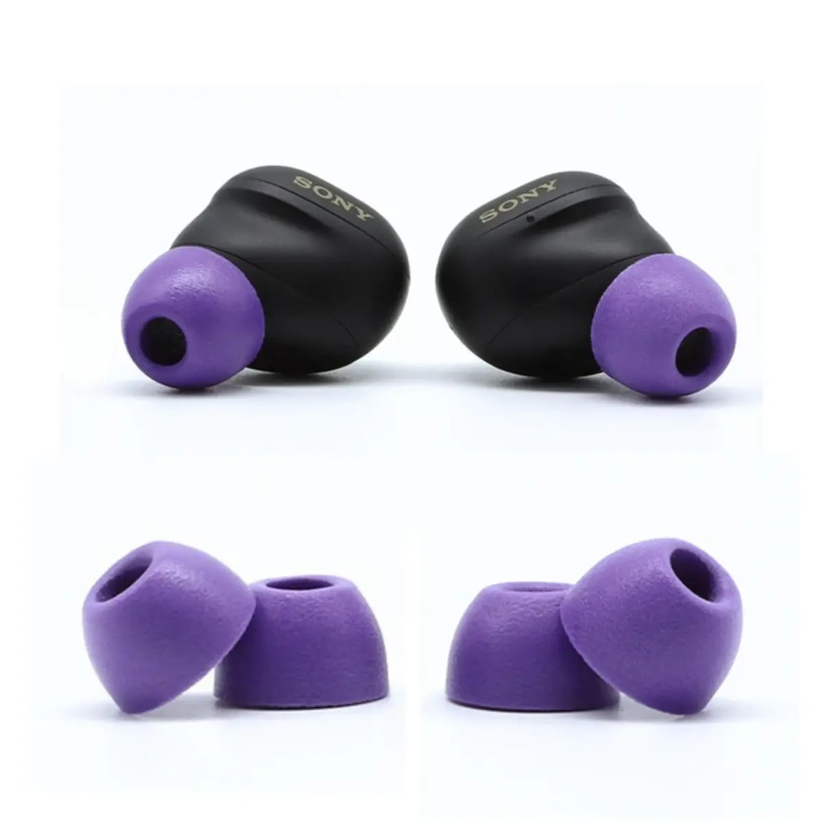 Comply TrueGrip Lilac Purple Large Memory Foam Ear Tips (3 Pairs) for Secure Fit - main product image