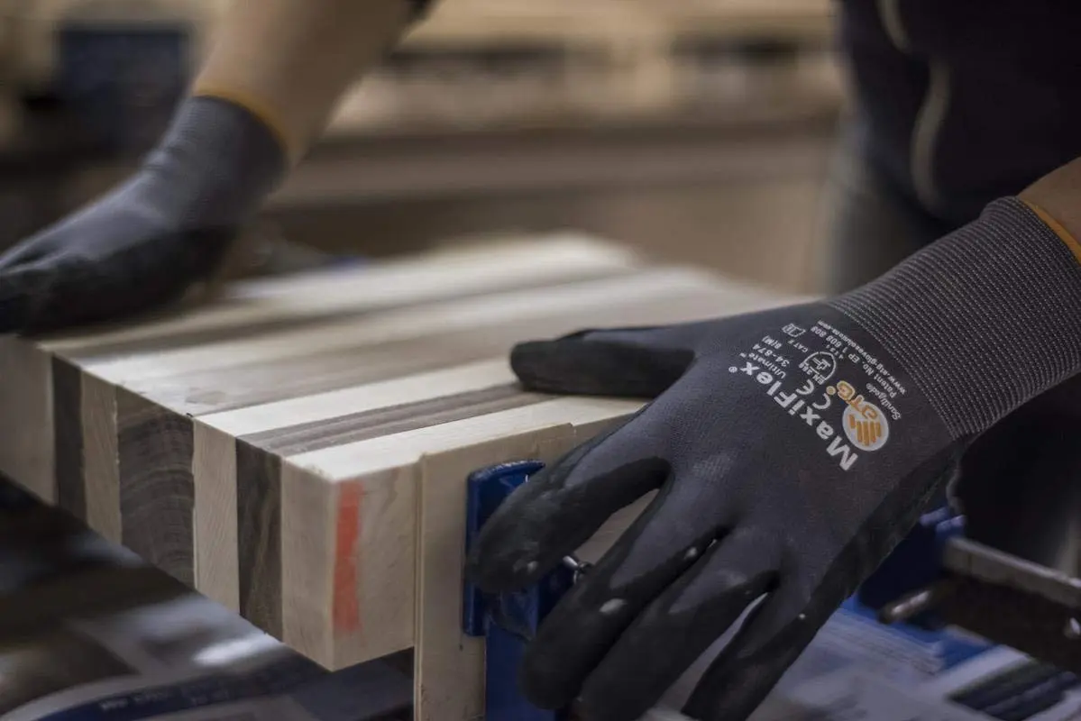 MaxiFlex 34-874 Gloves Nitrile Micro-Foam Grip Palm & Fingers | Excellent Grip & Abrasion Resistance - view 5