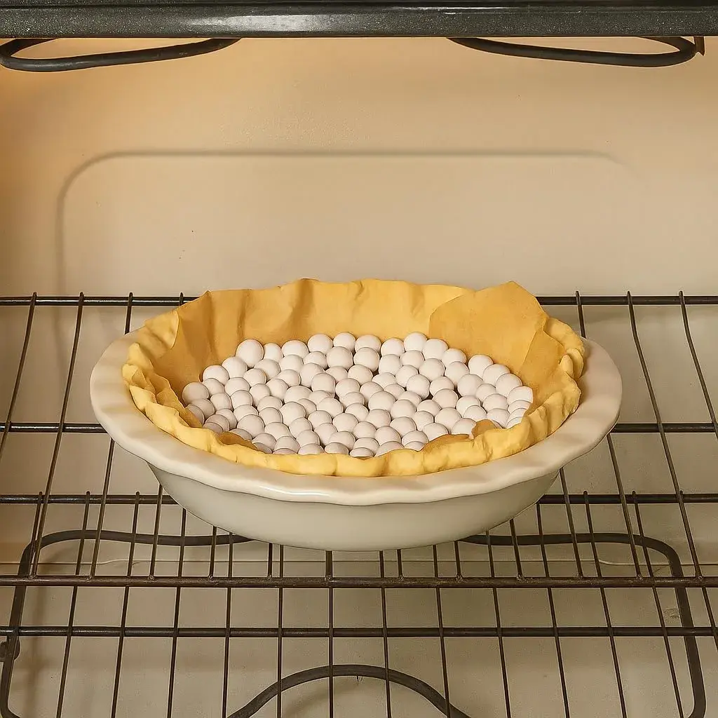 Mrs. Anderson's Baking Ceramic Pie Crust Weights 0.68 kg (1.5 lb) | Blind Baking Tool for Even Crust Results - view 5