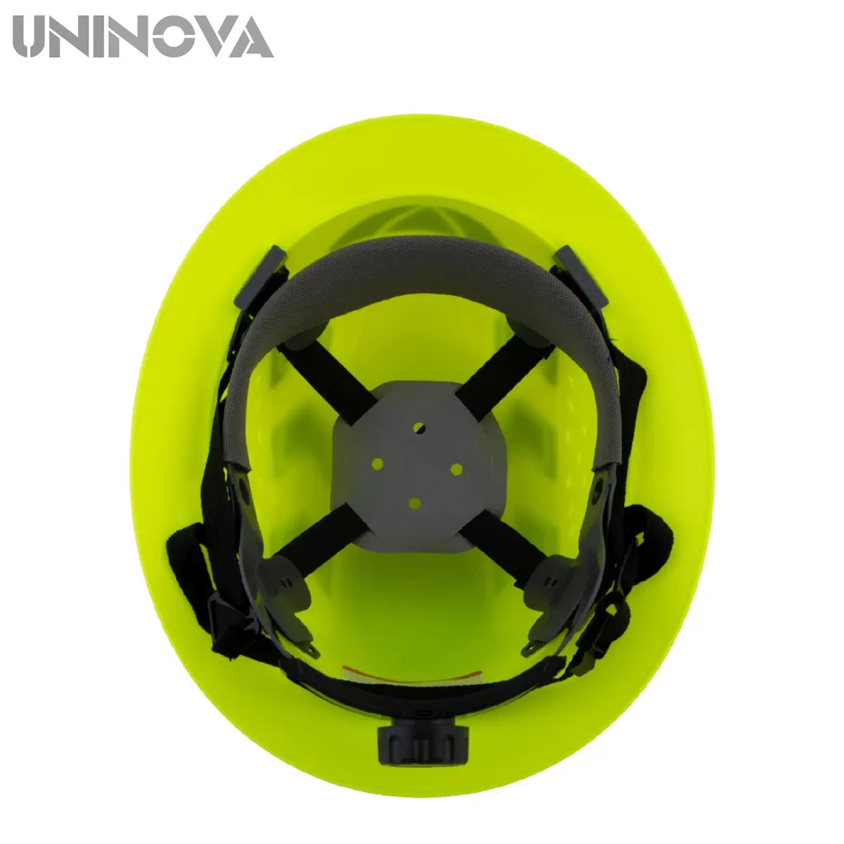 UNINOVA Full Brim Hard Hat ANSI Class E Lime | Impact & Sun Protection (110 chars) - view 5
