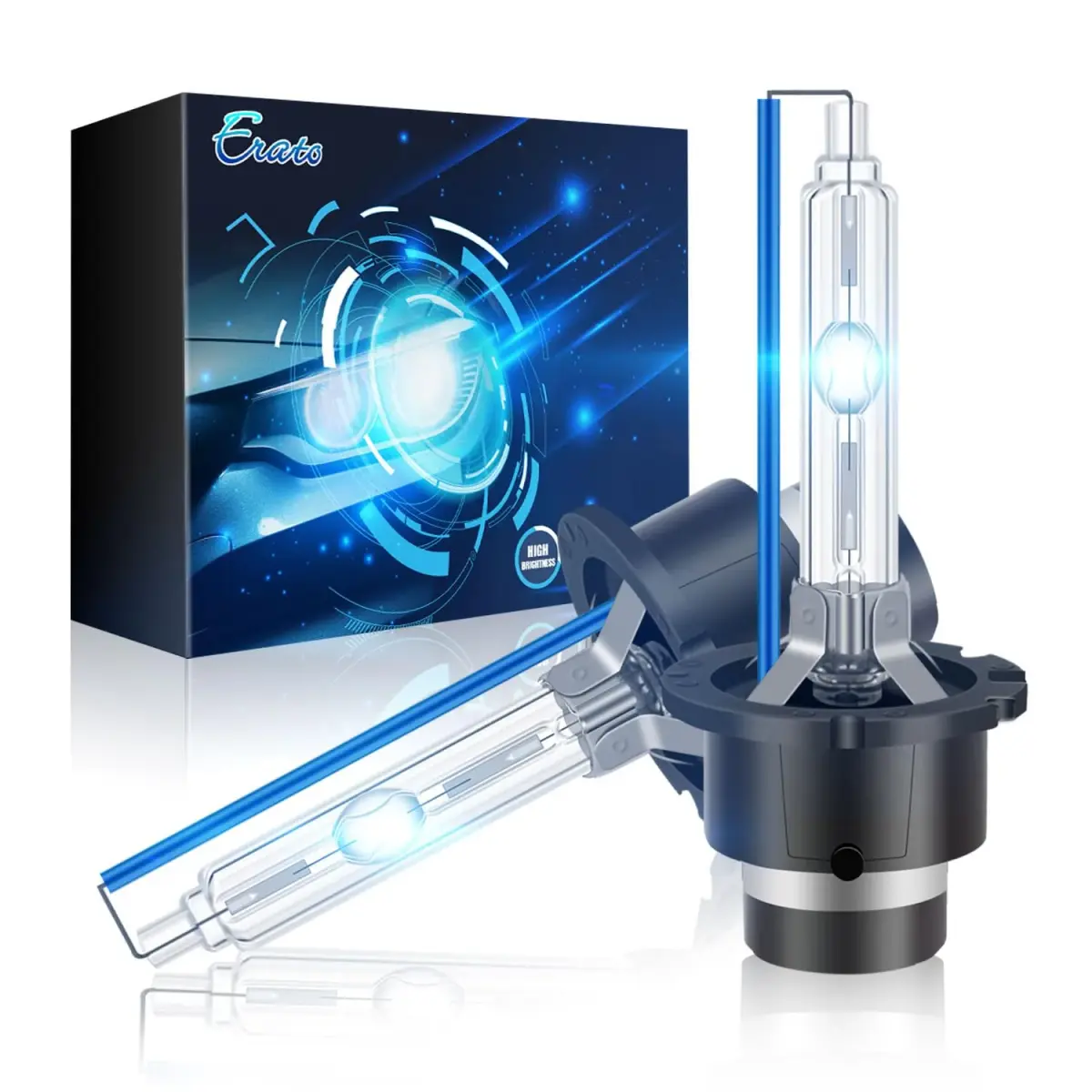 Erato D2S Xenon Headlight Bulbs 8000K Ice Blue 35W 3200 Lumens | Pack of 2 - main product image