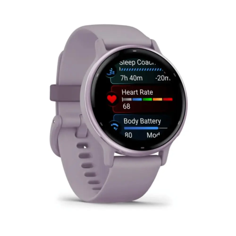 Garmin vívoactive® 5 Health & Fitness GPS Smartwatch 42mm Orchid | AMOLED Display, 11-Day Battery Life - view 2