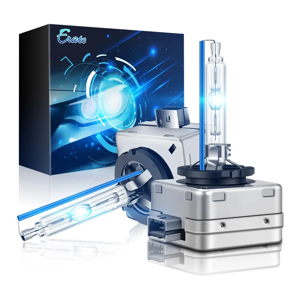 Erato D1S Xenon Headlight Bulbs 6000K Ice Blue 35W 85V | Pack of 2 for Escalade ESV EXT - main product image