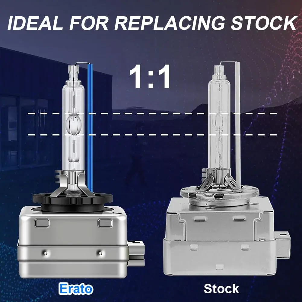 Erato D1S Xenon Headlight Bulbs 6000K Ice Blue 35W 85V | Pack of 2 for Escalade ESV EXT - view 3