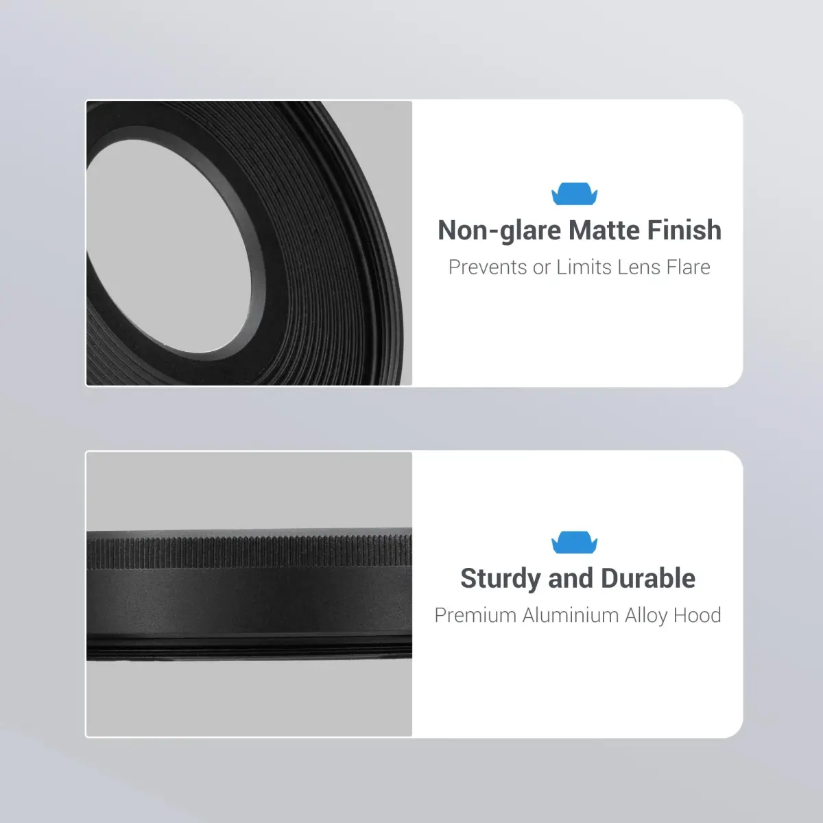 JJC Lens Hood for Canon RF 28mm f/2.8 STM Lens, EW-55 Replacement, 55mm Filter Compatible | Aluminum Alloy Construction - view 5