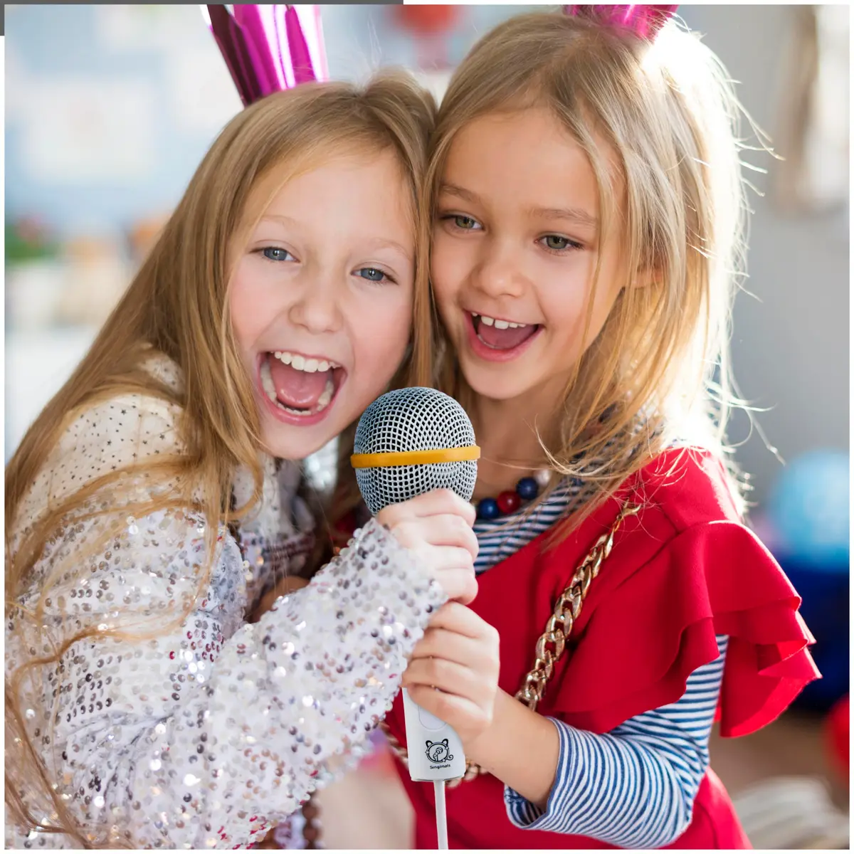 Vivitar Kids Karaoke Speaker with Microphone | Bluetooth, LED Lights, 12H Play - view 7