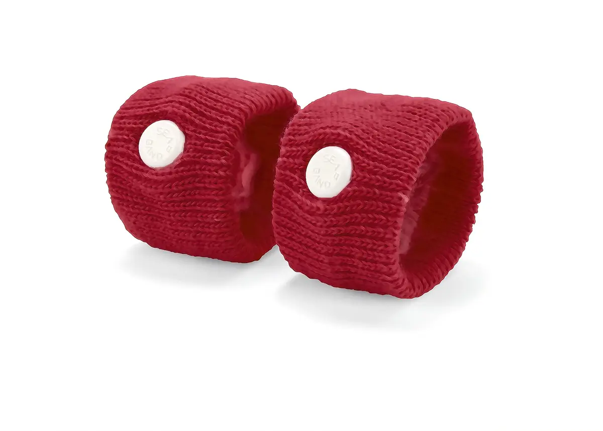 Sea-Band Red Acupressure Wristbands for Nausea Relief | 1 Pair (2 Bands) - main product image