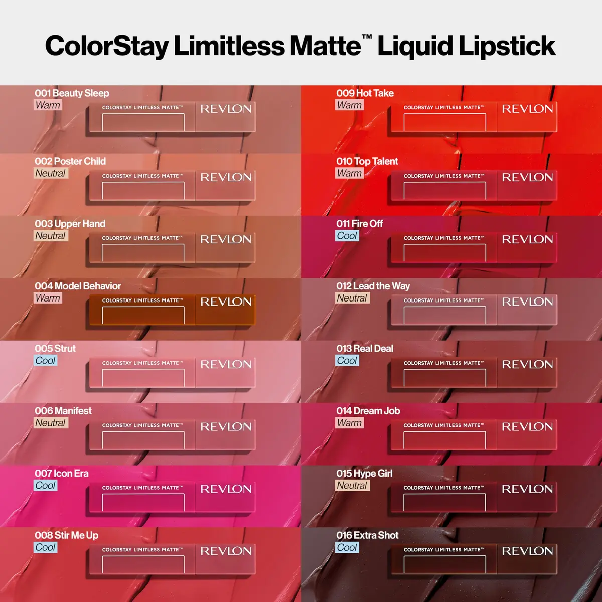 Revlon ColorStay Limitless Matte Lipstick 0.17 fl oz | Vibrant, 24HR Vegan Matte - view 7