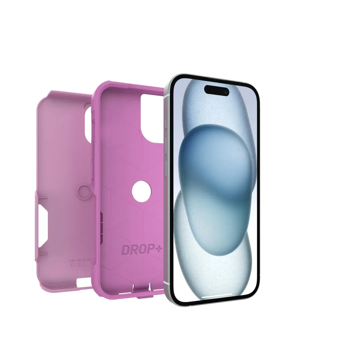 OtterBox Commuter Series Case for iPhone 13/14/15/16e/17e - Pink | Slim & Tough, Drop-Resistant - view 4