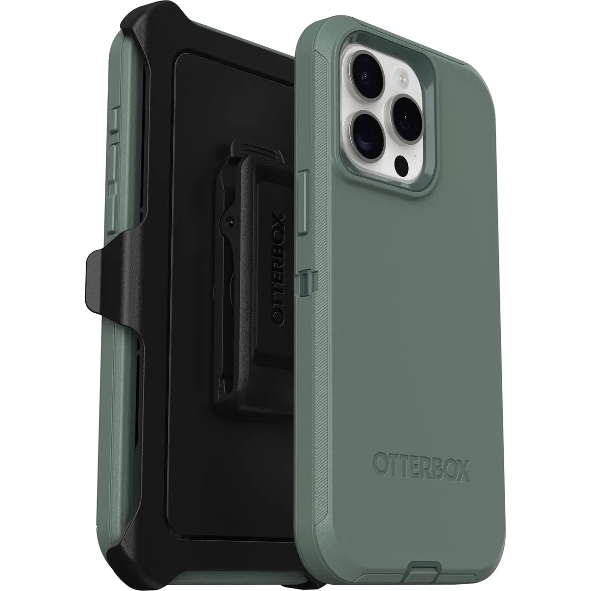 OtterBox Defender Series Case for iPhone 15 Pro MAX - Rugged Green | Military Drop Protection - view 6