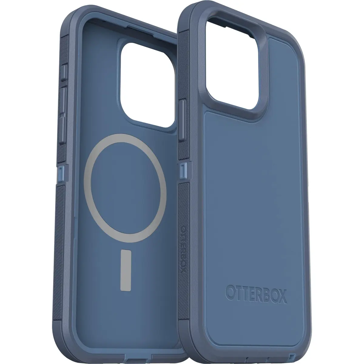 OtterBox Defender Series XT Case for iPhone 15 Pro Max - Baby Blue Jeans | Rugged, MagSafe, Dual-Layer - view 6