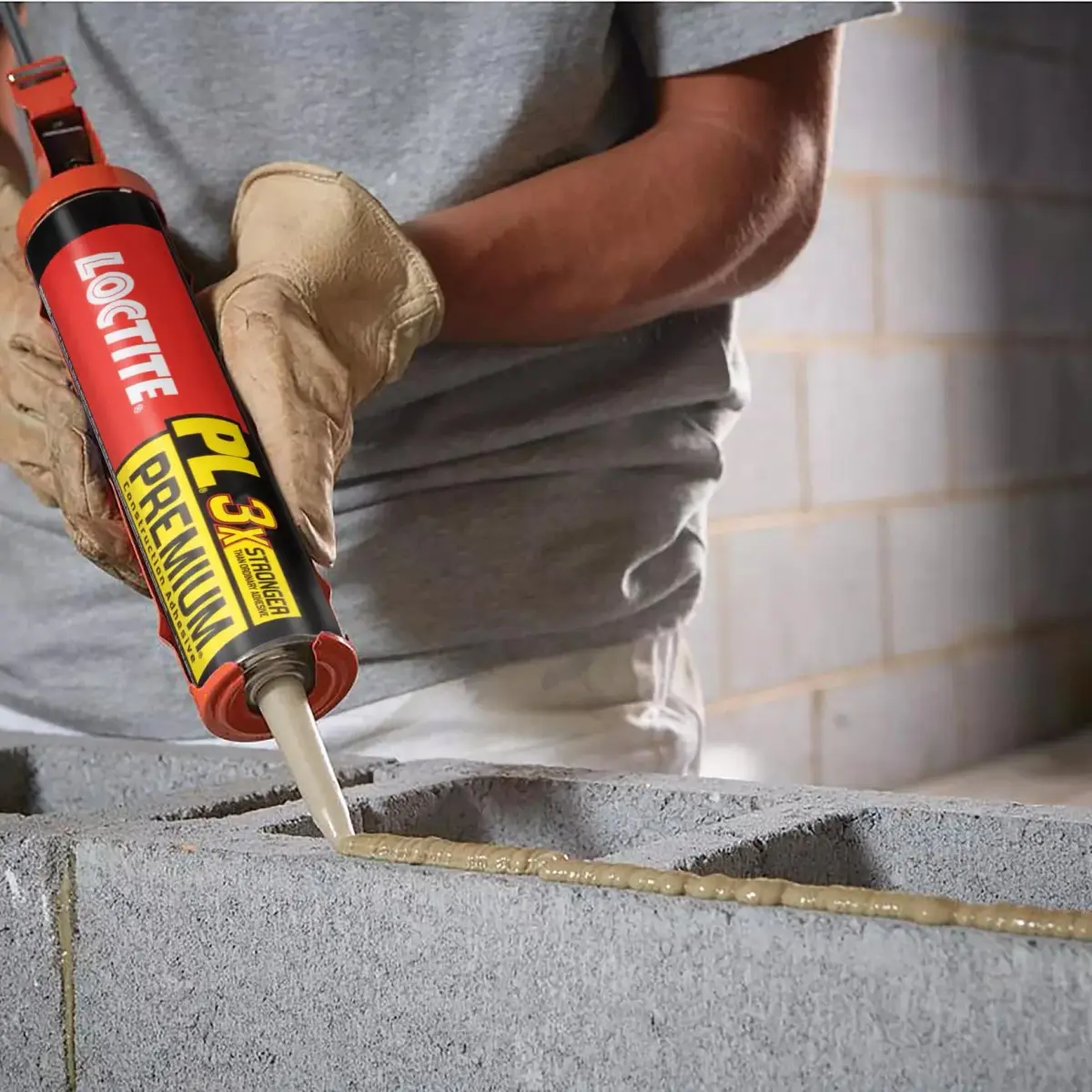 Loctite PL Premium Polyurethane Construction Adhesive 10 fl oz (296 ml) Cartridge, 6-Pack | Bonds Wood, Concrete, Stone, Metal & More - view 6