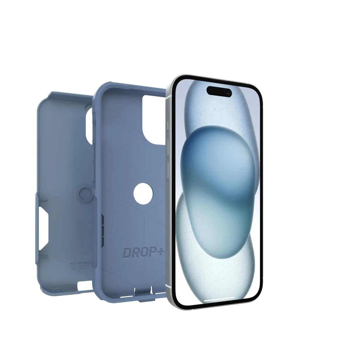 OtterBox Commuter Series Case for iPhone 13/14/15/16e/17e - Blue | Impact-Absorbing, Slim & Pocket-Friendly - view 5