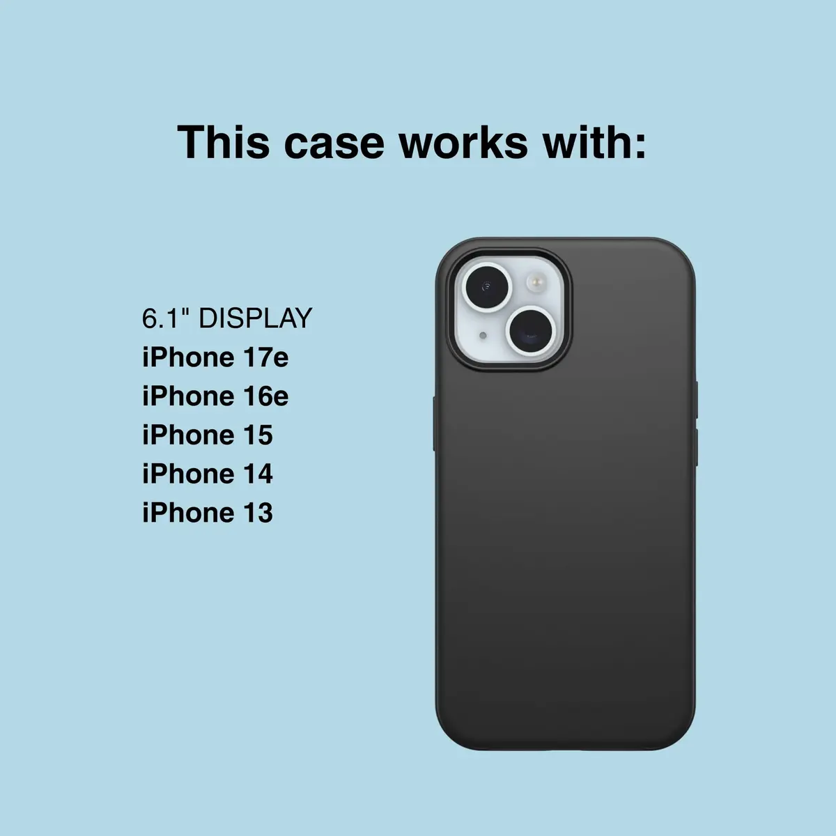 OtterBox Commuter Series Case for iPhone 13/14/15/16e/17e | Slim & Tough, Pocket-Friendly, with Port Protection - view 2