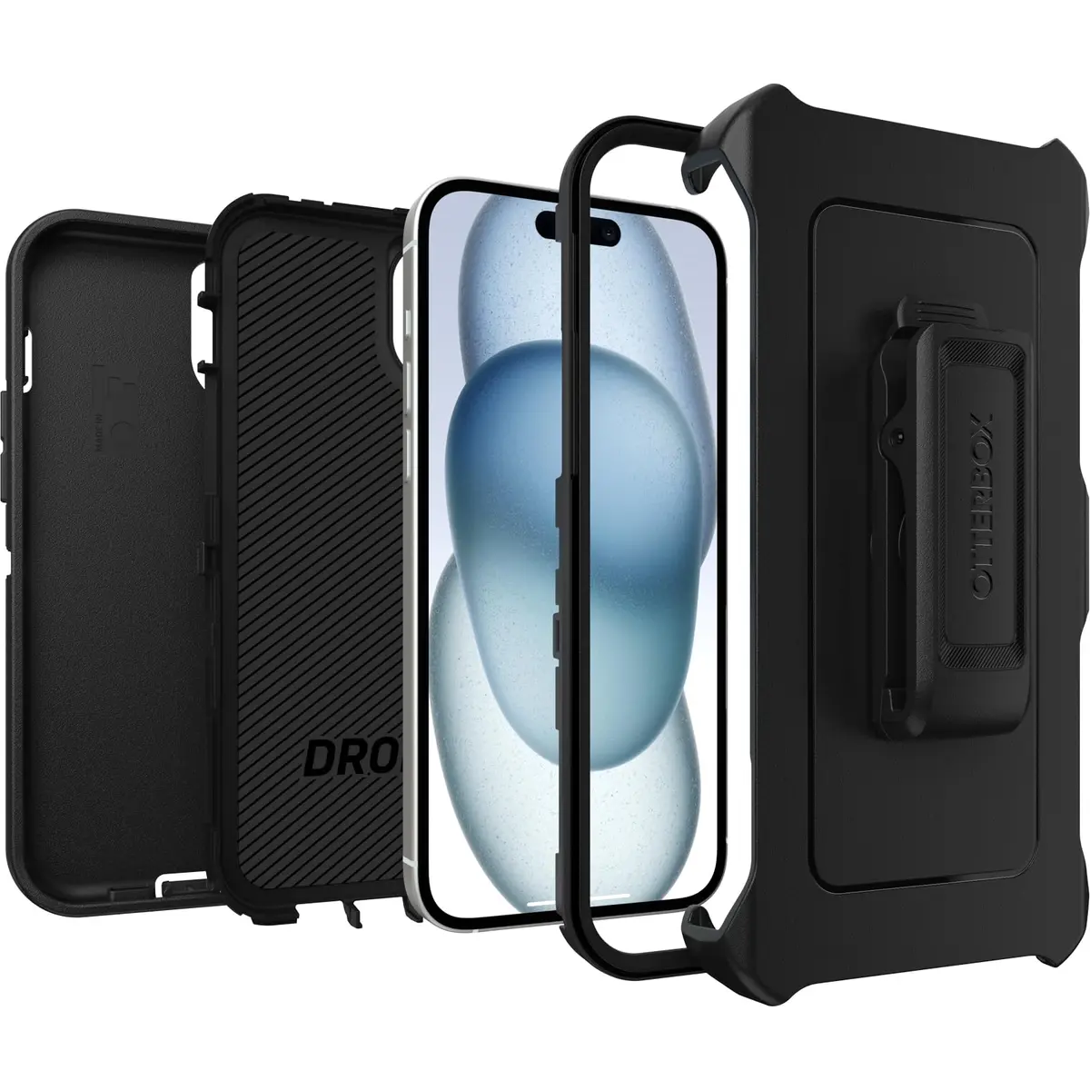 OtterBox Defender Series Pro Case for iPhone 15 Plus & 14 Plus | Rugged & Durable, Screenless, with Holster Clip & Kickstand - view 4
