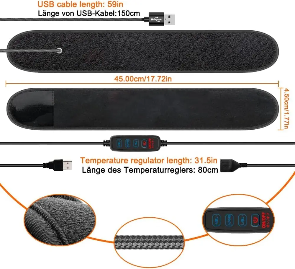 COOWOO USB Lens Heater Warmer Dew Heater Strip with Temperature Regulator | Protects Camera & Telescope Lenses in Humid Conditions - view 4